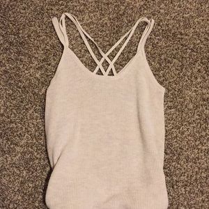 American eagle sweater tank top
